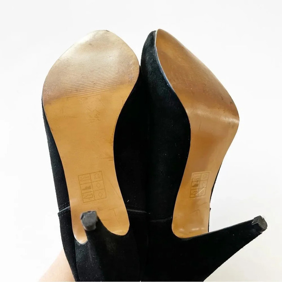 Dolce Vita Black Suede Shoe Boot Size 10 High Heel‎ Bootie - Picture 3 of 8